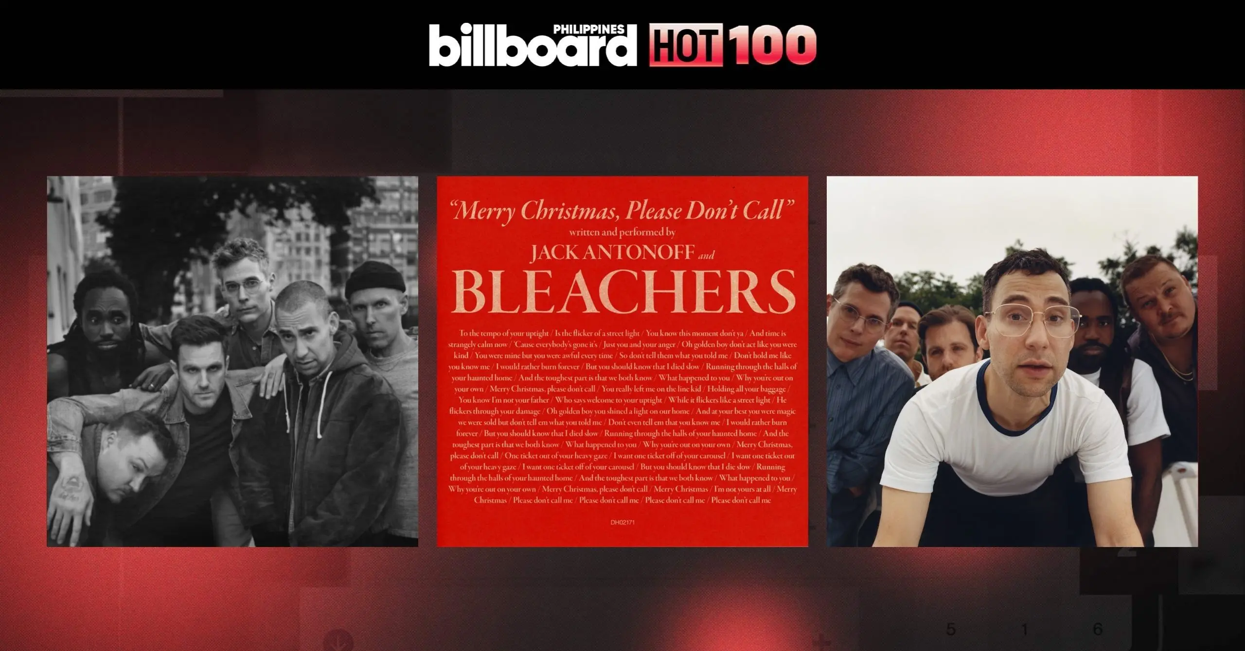 Bleachers’ “Merry Christmas, Please Don’t Call” Debuts On The Philippines Hot 100