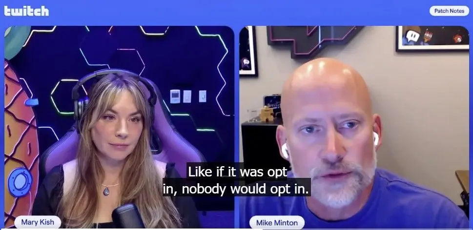 "If it was opt in ... nobody would opt-in." Twitch CPO squirms, admits everyone hates its new AI training 'feature'
