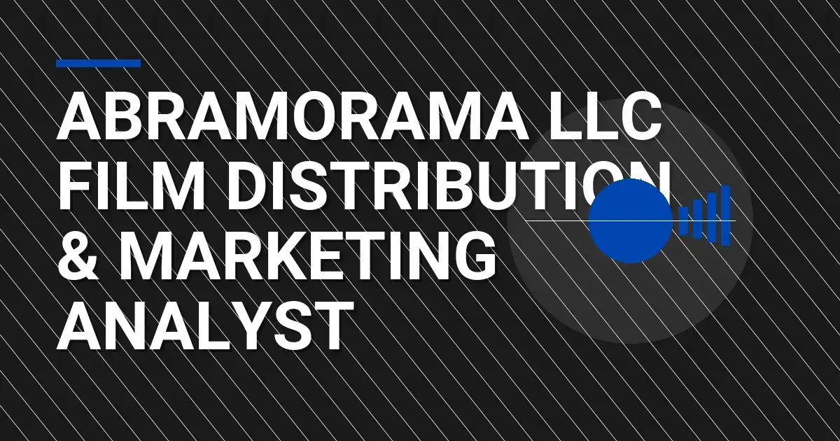 Abramorama LLC Film Distribution & Marketing Analyst