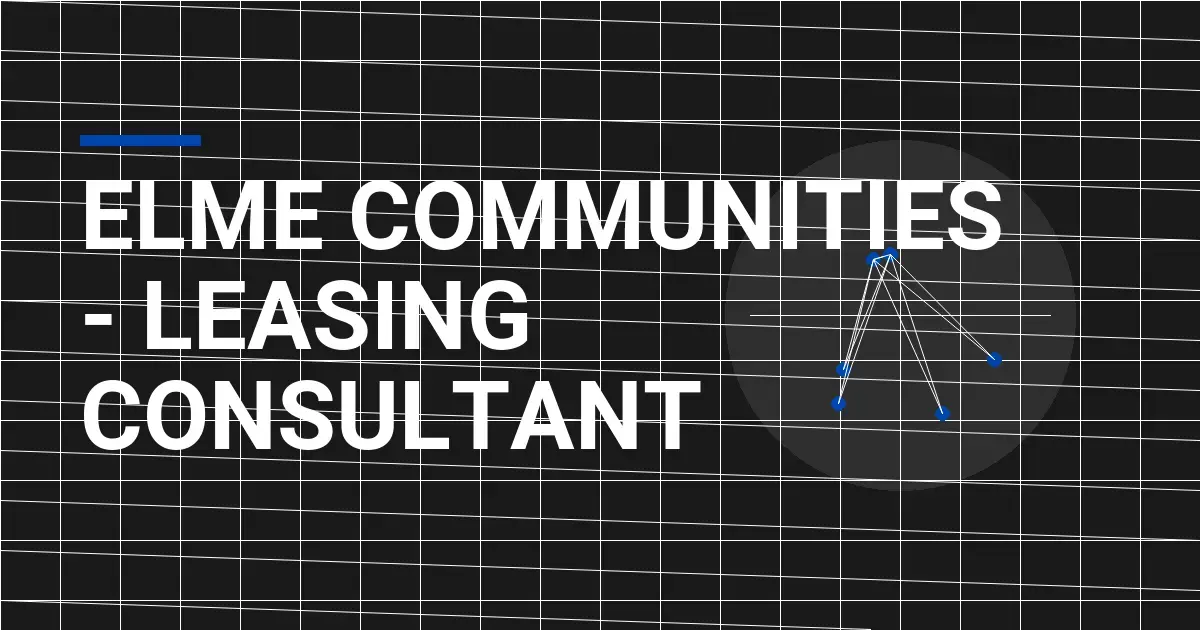 Elme Communities - Leasing Consultant