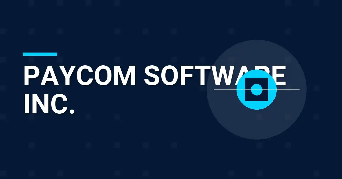 Paycom Software Inc.
