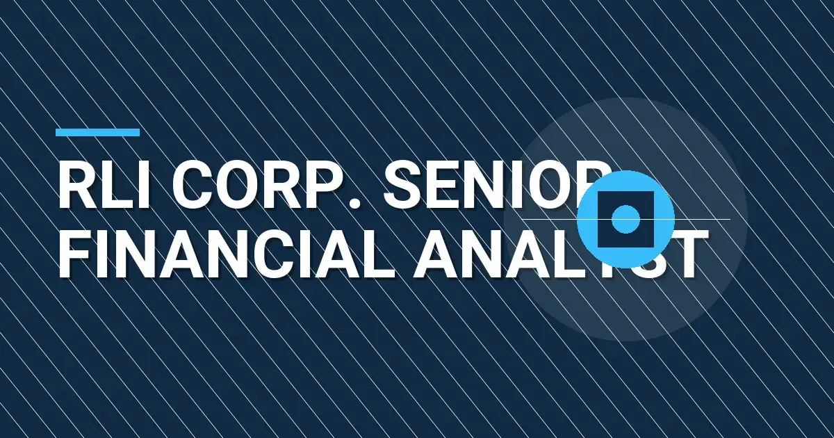 RLI Corp. Senior Financial Analyst